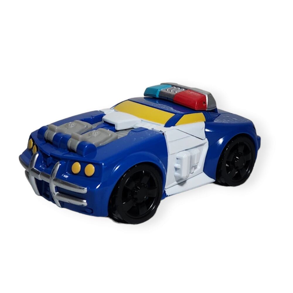Transformers Playskool Rescue Bots Chase The Police Bot 4.5" Action Figure Loose